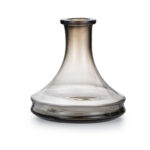 Cachimba mini WANDY CHAOS SABER Silver - diseño compacto con vaso transparente y anilla negra