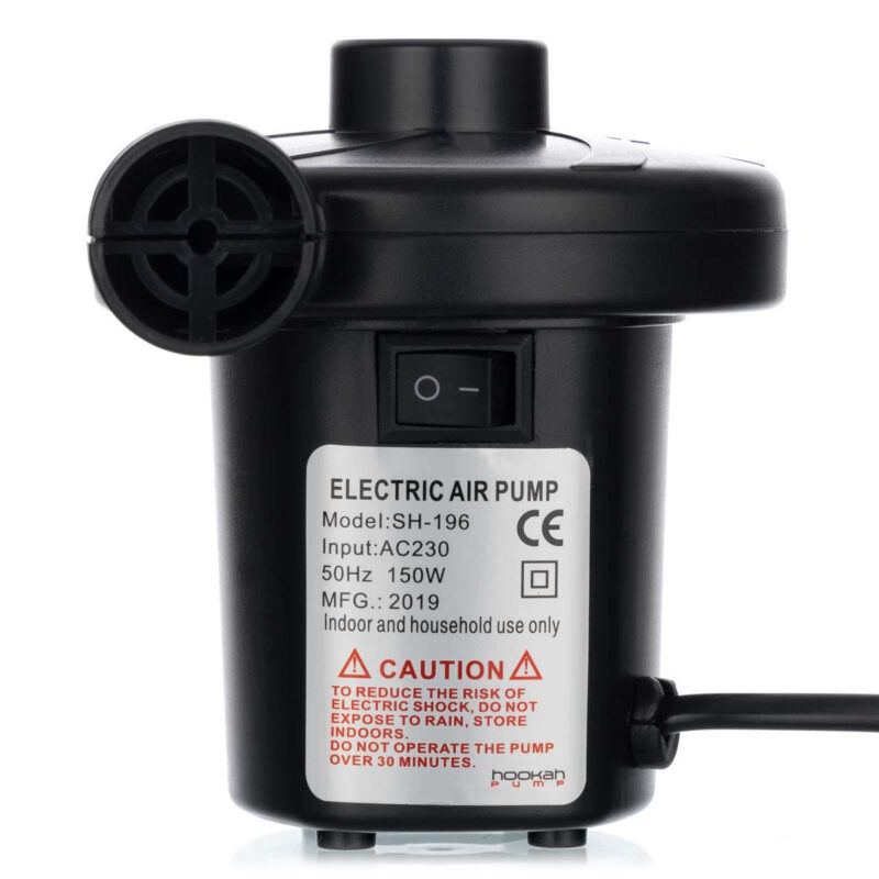 Soplador eléctrico Hookah Pump SH-196, bomba aire para cachimbas 150W AC230