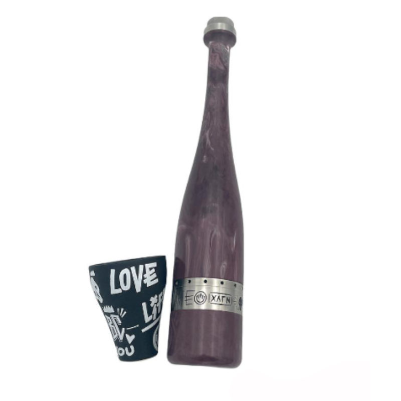 Cachimba Premium Hooligan Hookah Bat Bright Purple - Diseño moderno en color púrpura