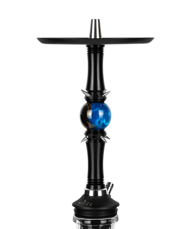 Cachimba Moze Sphere 2 Blurry Neptune premium negra con esfera azul