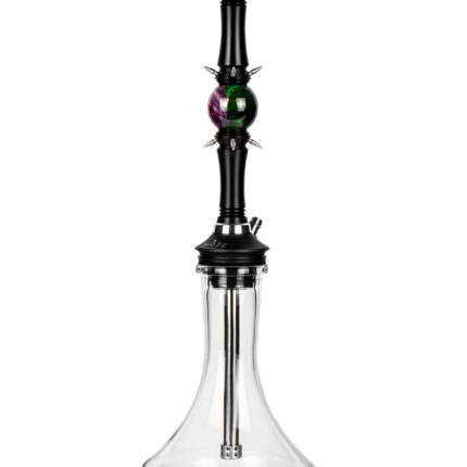 Cachimba Moze Sphere 2 Lactic Titan premium con vaso cristal y bola decorativa