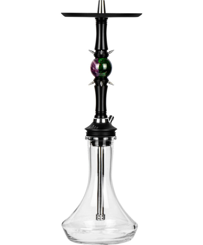 Cachimba Moze Sphere 2 Lactic Titan premium con vaso cristal y bola decorativa