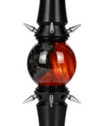Moze Sphere 2 Lucent Mars cachimba premium roja con diseño futurista y púas metálicas