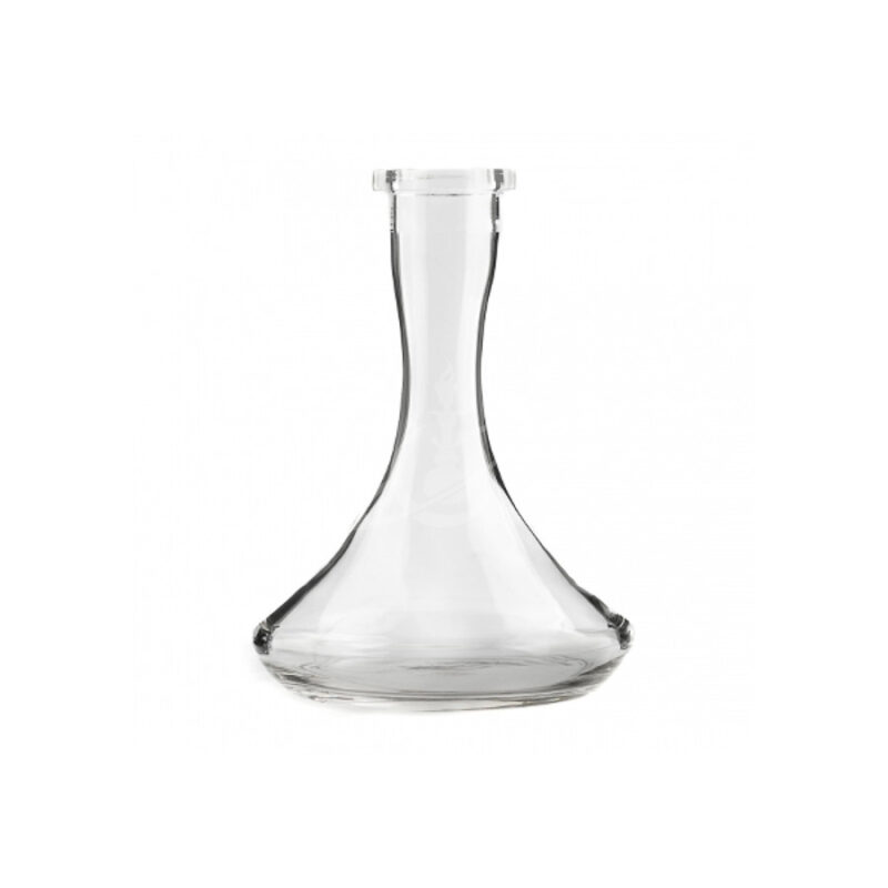 Base de cristal tipo rusa transparente para cachimba - accesorio esencial