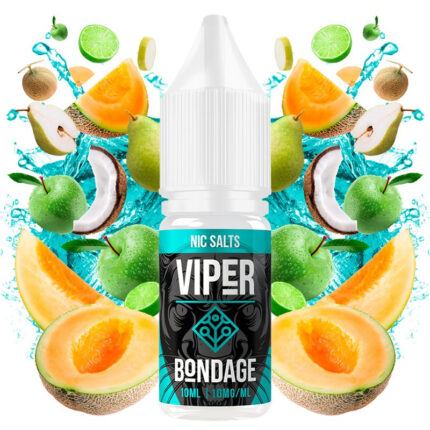 Viper Nic Salt Bondage 10ml - Líquido nicotina sabor frutal melocotón lima coco