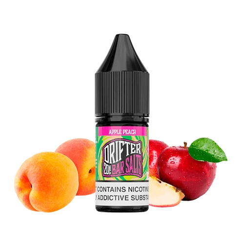 Juice Sauz Drifter Bar Salts Apple Peach 10ml 20mg - Líquido nicotina cachimba