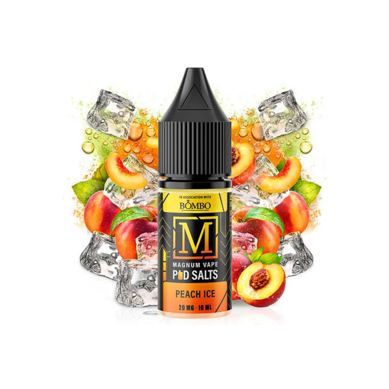 Magnum Vape Bombo Salts Peach Ice 20mg líquido nicotina vapeo cachimba