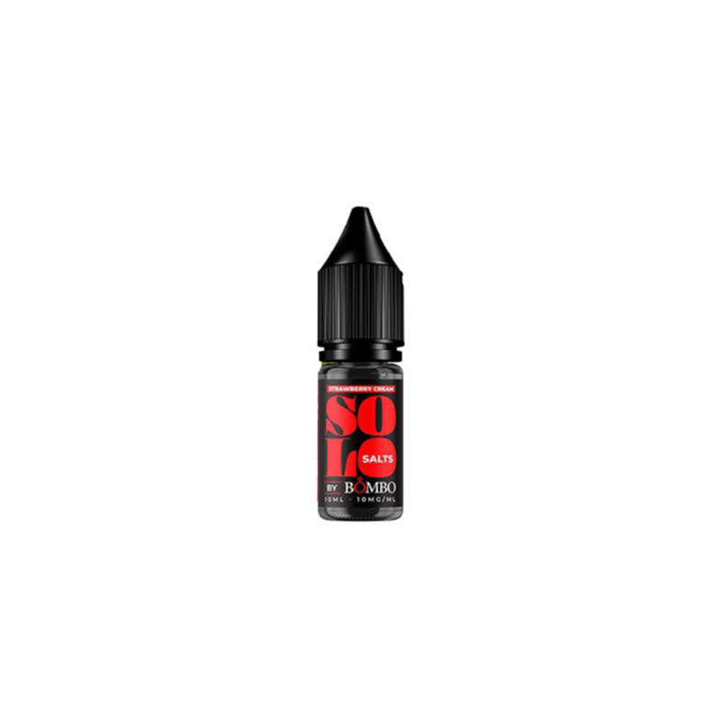 Líquido Strawberry Cream Solo Salts by Bombo nicotina sales 10ml