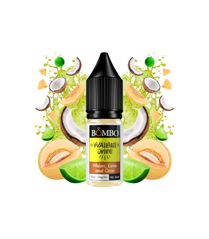 Bombo Nic Salt Wailani Juice Melon Lime Coco - Líquido cachimba con melón, lima y coco