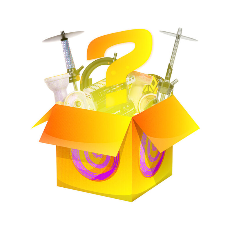 Mystery Box Galaxia cachimbas España - Caja sorpresa accesorios cachimba