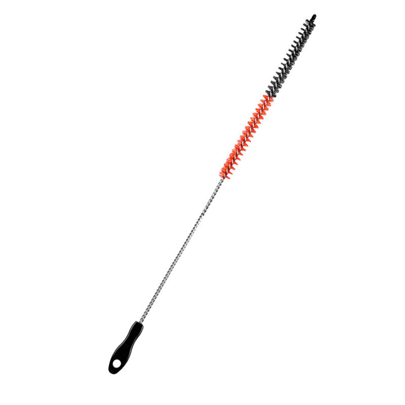 Cepillo de mástil rojo negro 70 cm para limpieza cachimbas profesional