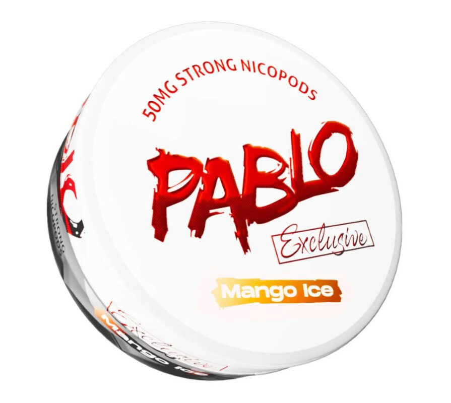 Bolsitas de nicotina PABLO Exclusive Mango Ice 50mg - Strong Nicotine Pods