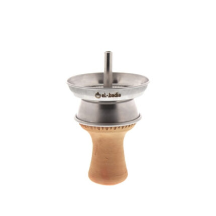 Cazoleta Set Dragon Elbadia cachimba turca acero inoxidable madera