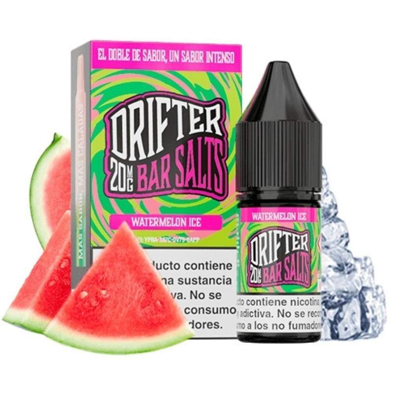 Drifter Bar Salts Watermelon Ice 10ml - Líquido nicotina sales cachimba España