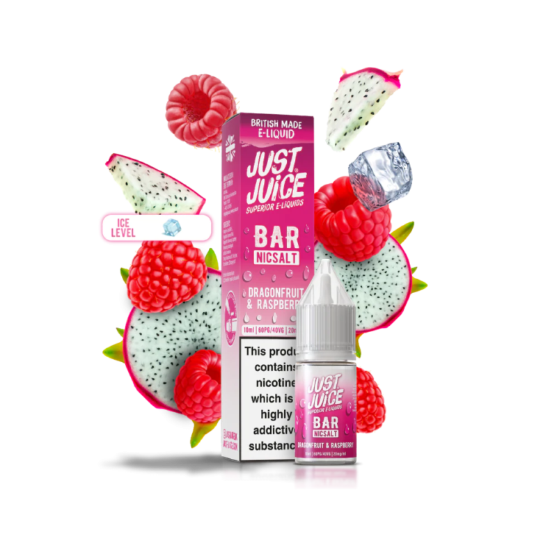 Just Juice Bar Salts Dragonfruit Raspberry 10mg - Líquido nicotina cachimba España