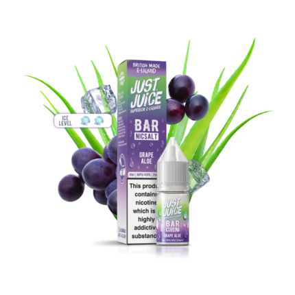 Just Juice Bar Salts Grape Aloe - Líquido nicotina sales 10ml con hielo