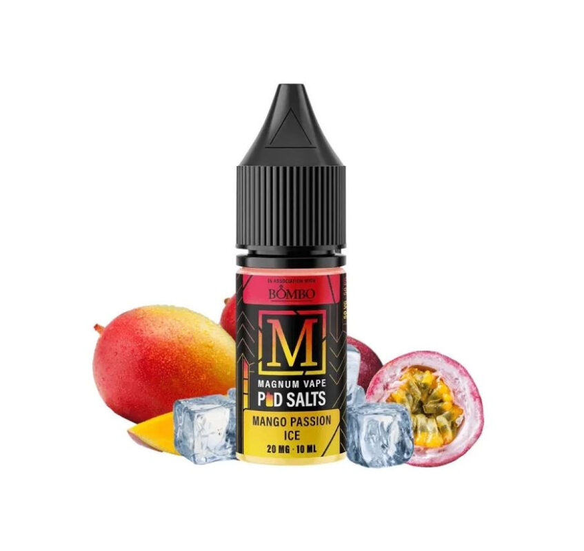 Magnum Vape Bombo Mango Passion Ice 20mg - Sales de nicotina premium con mango y passion fruit