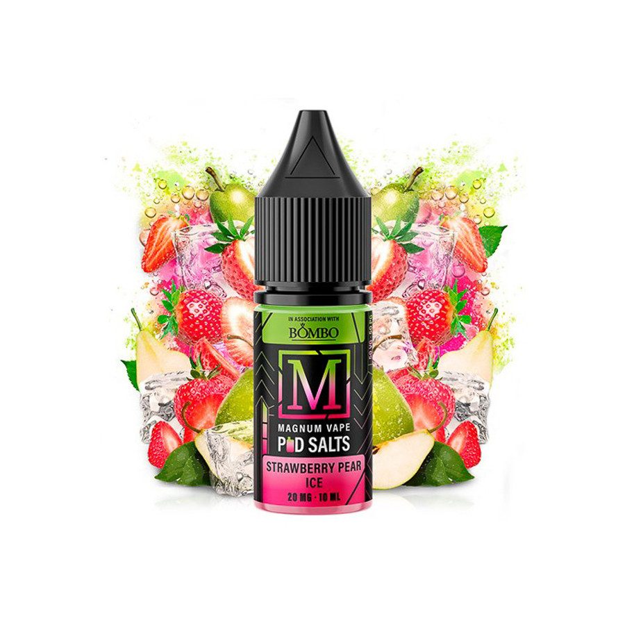 12263.jpg Magnum Vape Bombo Salts Strawberry Pear Ice 20mg - Líquido nicotina sales