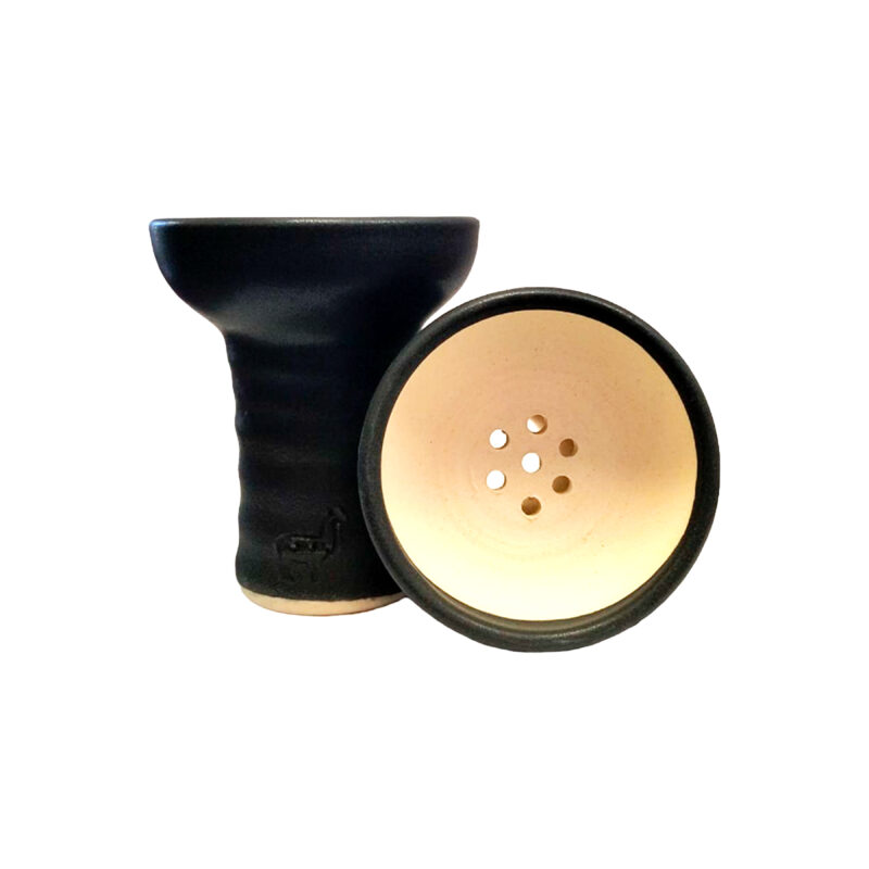Cazoleta Alpaca Handthrown DAM Black - Cazoleta turca para cachimba premium