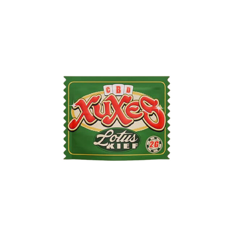 Hash Xuxes Lotus Kief CBD 2g - Producto de cannabis legal con cannabidiol