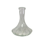 Base de cristal grande Craft Waves Clear para cachimba, diseño transparente