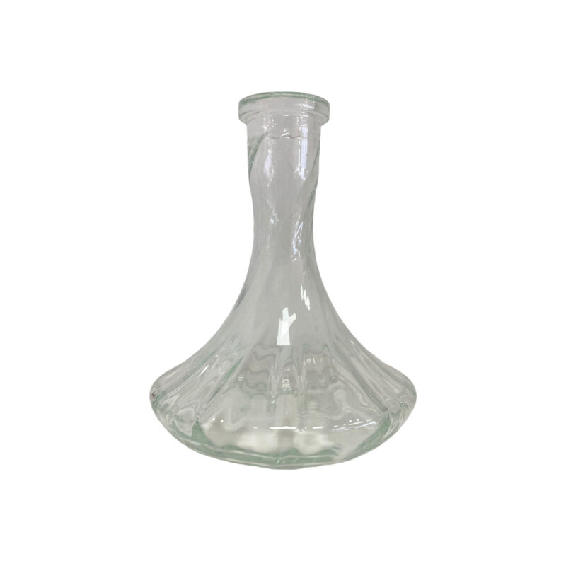 Base de cristal grande Craft Waves Clear para cachimba, diseño transparente