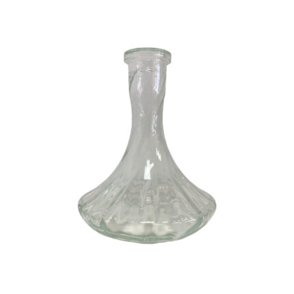 Base de cristal grande Craft Waves Clear para cachimba, diseño transparente