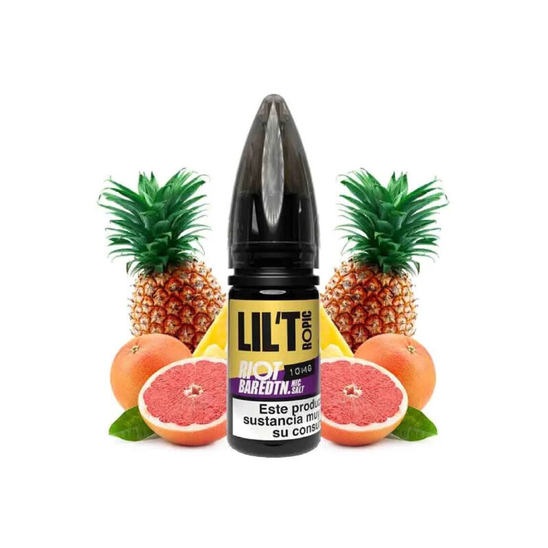 Riot Squad BarEDTN Salt Lil Tropic 10mg líquido nicotina con piña y pomelo