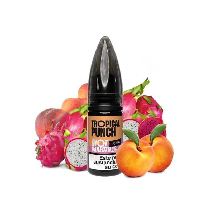 Riot Squad BarEDTN Salt Tropical Punch 10mg - líquido nicotina con frutas tropicales