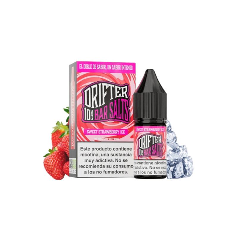 Drifter Bar Salts Sweet Strawberry Ice - Líquido nicotina 10mg sabor fresa hielo