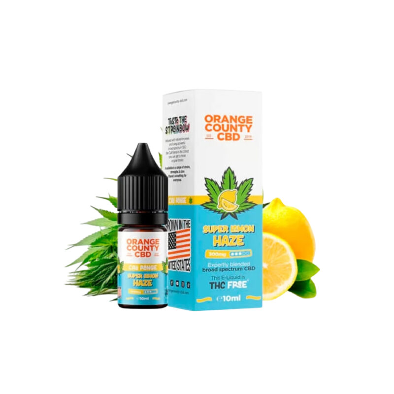 Orange County CBD Super Lemon Haze 300mg 10ml - Líquido vapeo CBD sin THC