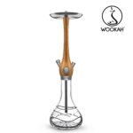 Cachimba Premium Wookah Oak Cristal Waves 2.0 - Diseño madera y cristal elegante