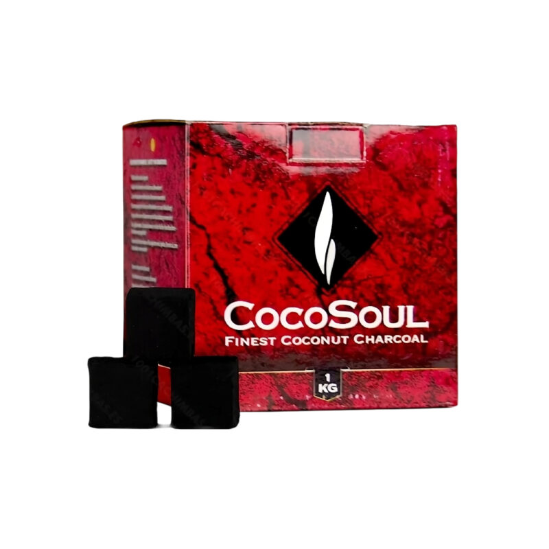 Carbones naturales Coco Soul 26mm 1kg - Carbón coco premium para cachimba