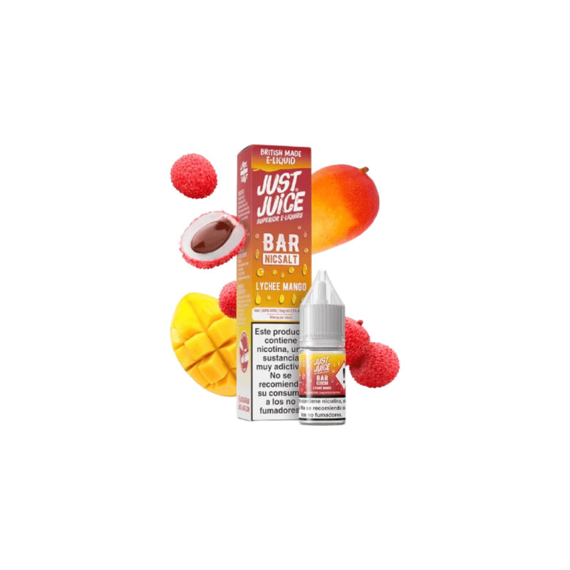 Just Juice Bar Salts Lychee Mango 10mg - Líquido Nicotina Sales Premium
