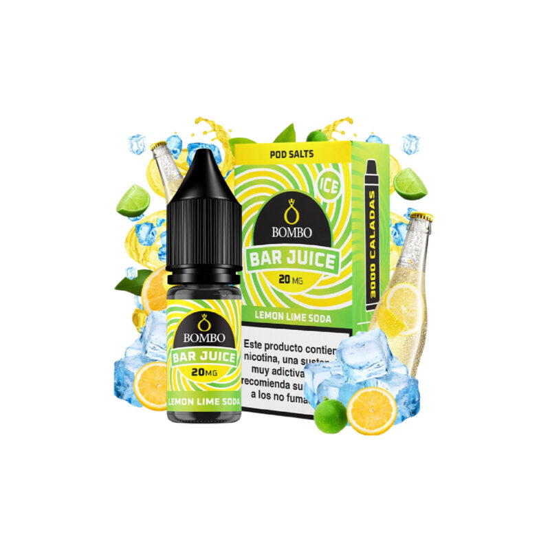 Bombo Bar Juice Lemon Lime Soda 10ml 20mg sales nicotina para cachimbas