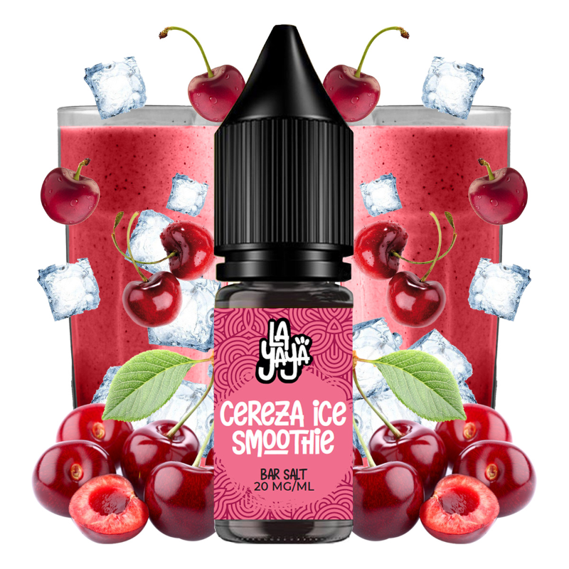 Cereza Ice Smoothie salt nicotina 20mg/ml - Líquido vapeo La Yaya con hielo y cerezas