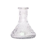 Base de cristal mini transparente Helium Moebius para cachimba - Tienda España