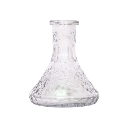 Base de cristal mini transparente Helium Moebius para cachimba - Tienda España