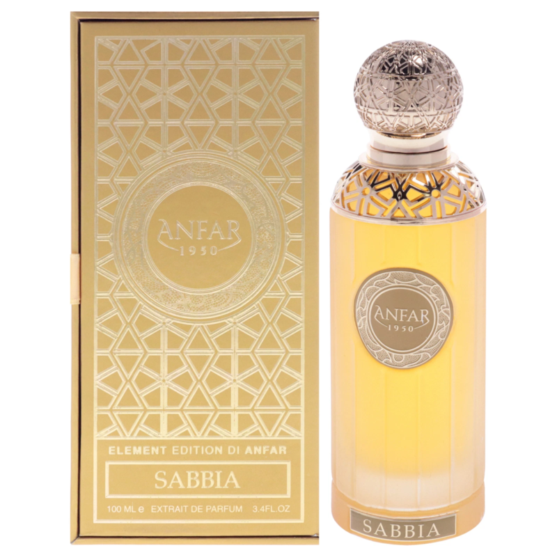 Perfume Sabbia Anfar 1950 100ml - Extrait de Parfum árabe de lujo con botella dorada