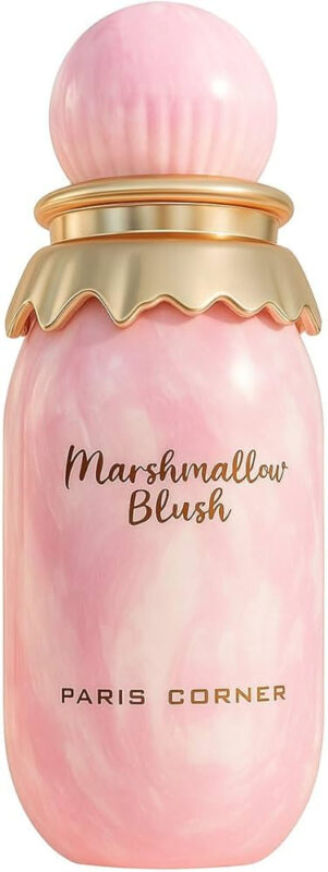 Marshmallow Blush Paris Corner 50ml perfume árabe rosa con diseño lujo