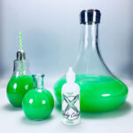 Xschischa Colorante 100ml verde para cachimbas - Botella de colorante líquido