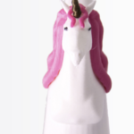 Boquilla 3D Unicornio para cachimbas - Diseño divertido con cuerno y orejas rosa