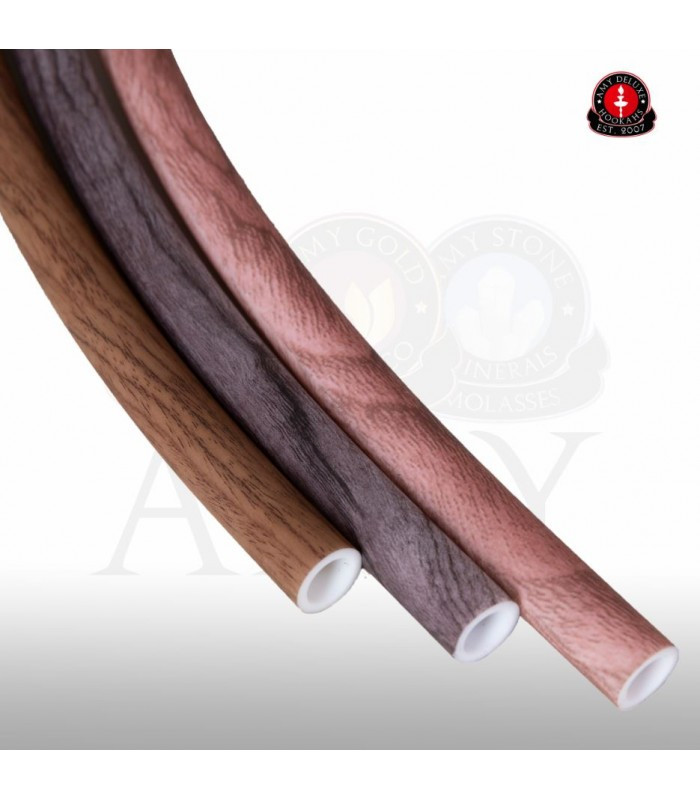Manguera de silicona con aspecto madera Amy Deluxe - Cachimbas España