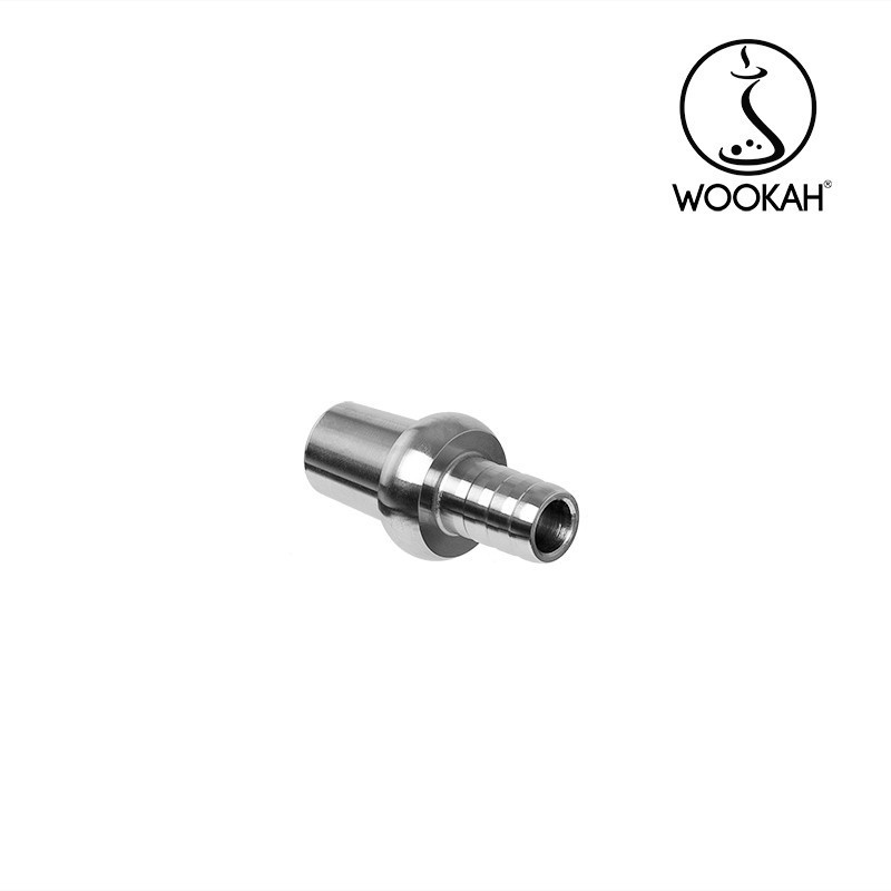 Conector de manguera Wookah 2.0 de acero inoxidable para cachimbas