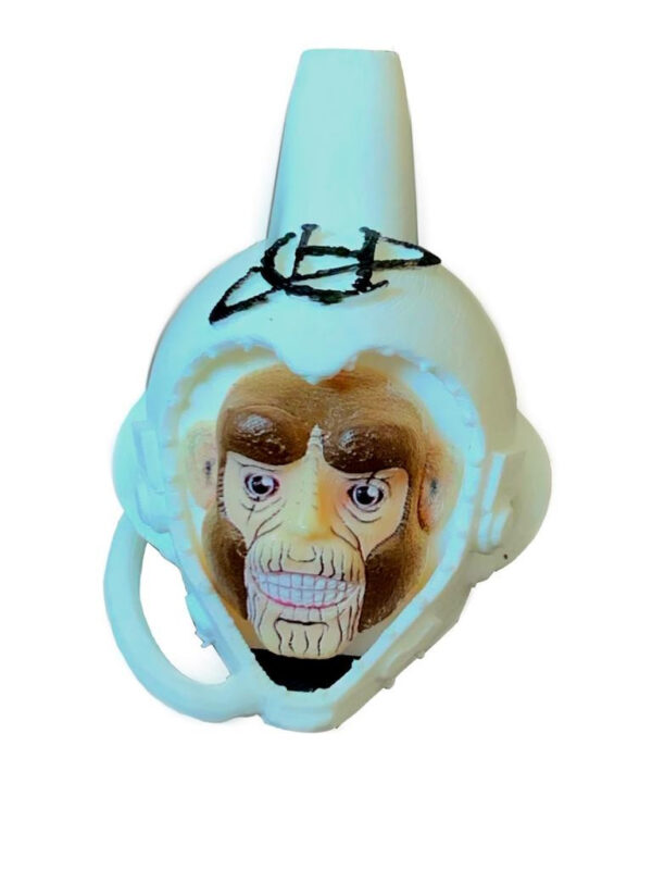 Boquilla 3D Acción Mono Blazar cachimba - diseño de mono con ojos expresivos y estructura moldeable
