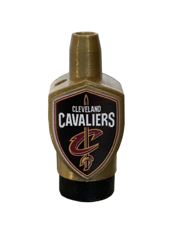 Boquilla 3D Cleveland Cavaliers cachimba con diseño oficial del equipo NBA
