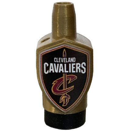 Boquilla 3D Cleveland Cavaliers cachimba con diseño oficial del equipo NBA