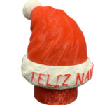 Boquilla 3D Feliz Navidad roja y blanca para cachimbas, diseño navideño