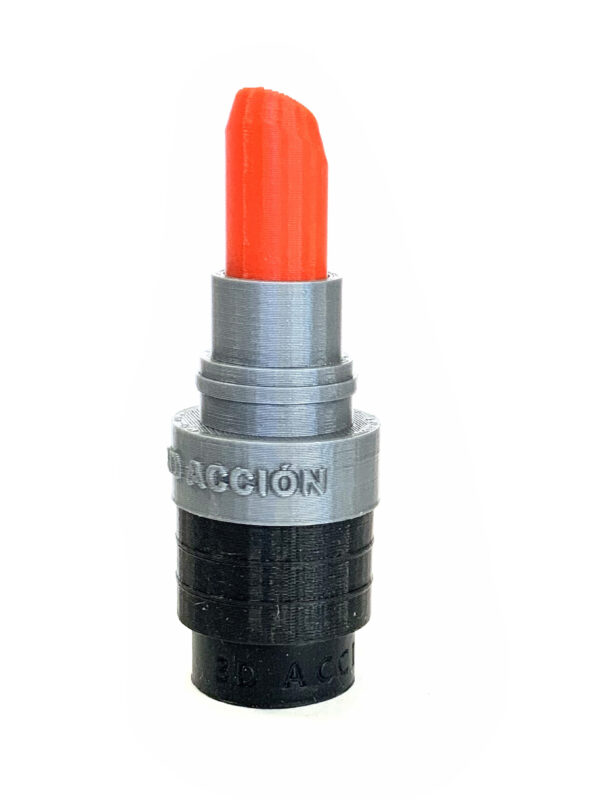 Boquilla 3D Pintalabios para cachimba - Boquilla decorativa roja y negra