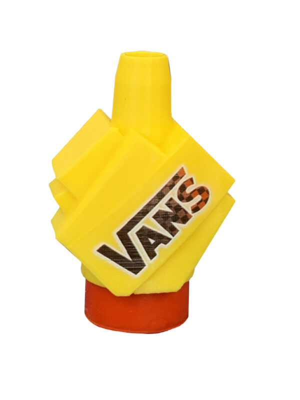 Boquilla 3D Vans Amarillo para cachimbas - Accesorio oficial Vans